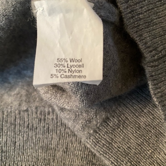 J. CREW V-Neck Argyle Cashmere Blend SWEATER Size S - Picture 4 of 8